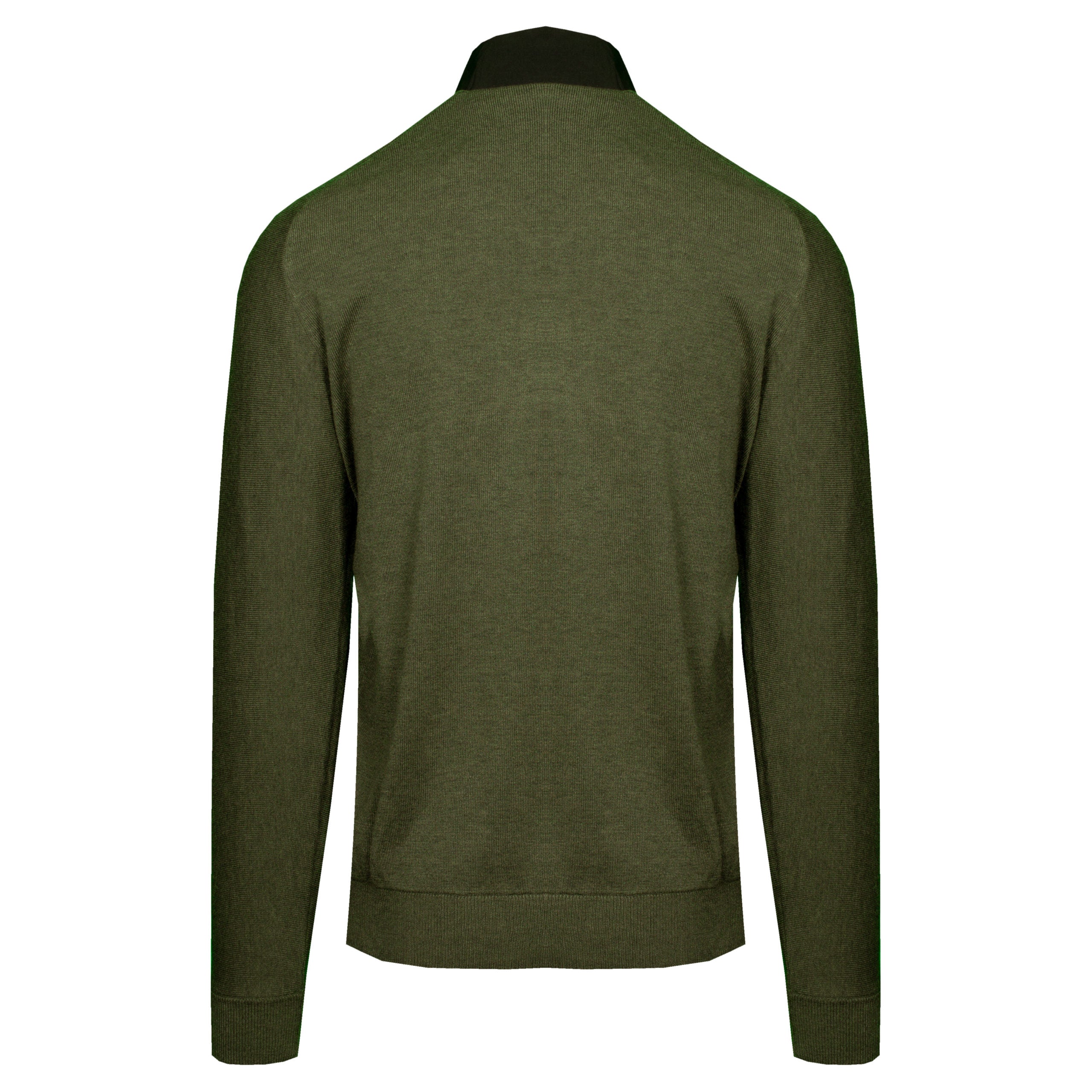 Calvin Klein Golf Glacier Lined Half Zip Sweater Olive Green Marl